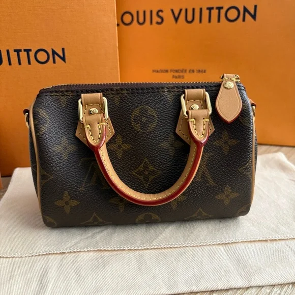 Authentic Louis Vuitton Nano Speedy - Picture 3 of 13